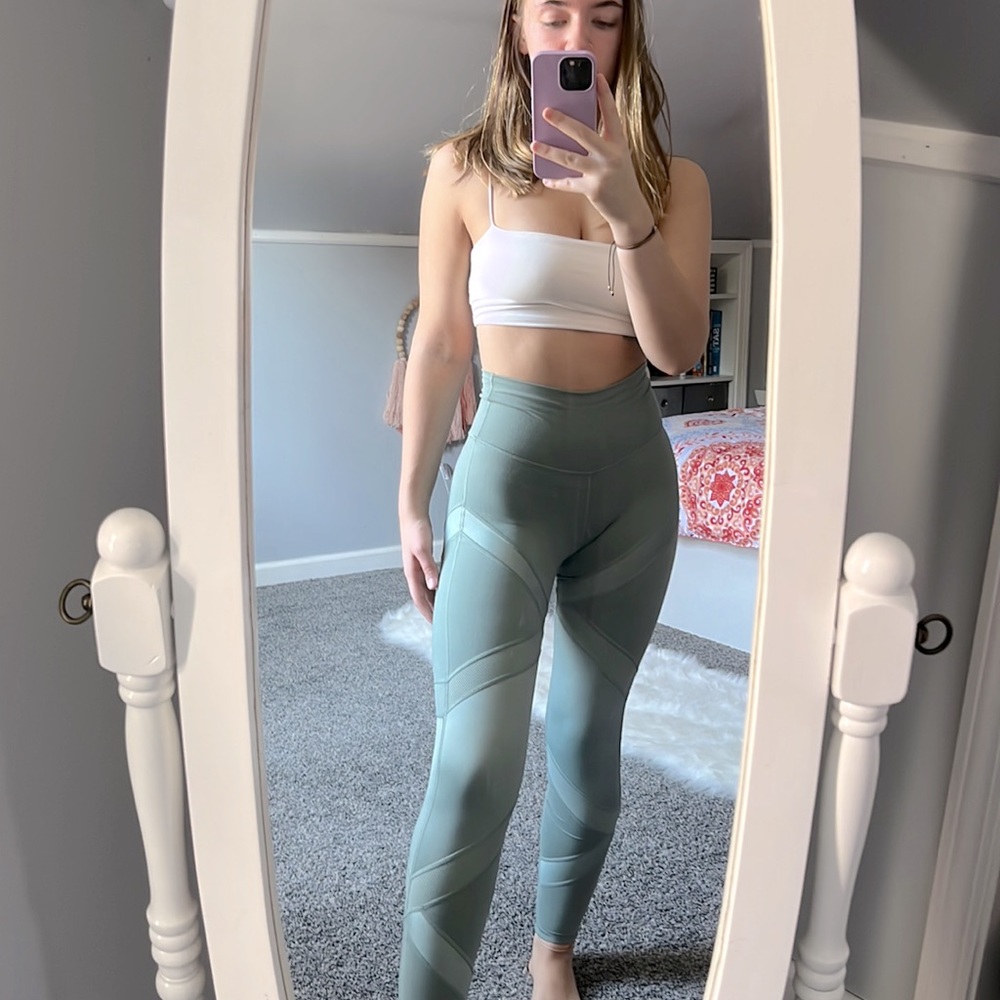 green aerie offline leggings